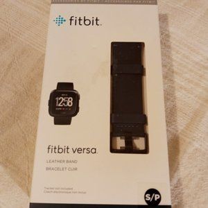 Fitbit Versa Leather Band sz S